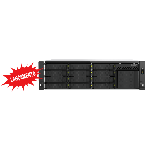 Qnap TS-h1655XeU-RP Storage com 12 baias 3.5
